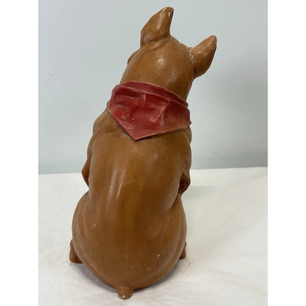 Vtg Resin Boxer Dog Figure 1999 10